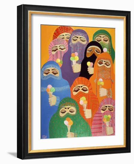 The Impossible Dream, 1988-Laila Shawa-Framed Giclee Print