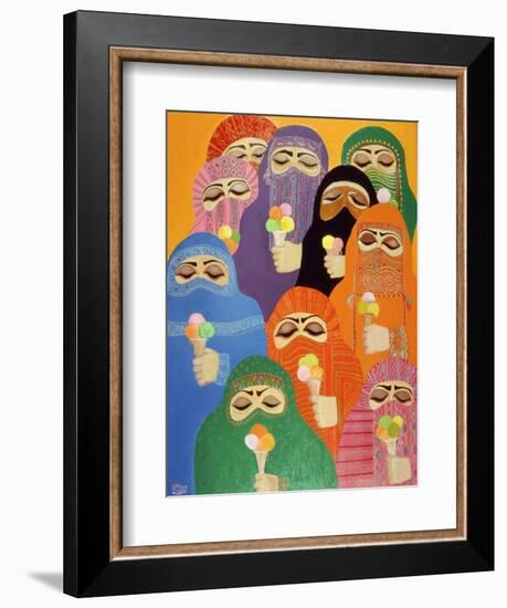 The Impossible Dream, 1988-Laila Shawa-Framed Premium Giclee Print