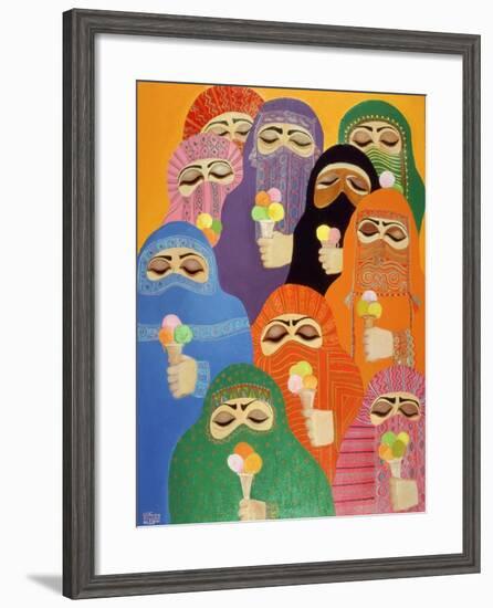 The Impossible Dream, 1988-Laila Shawa-Framed Giclee Print