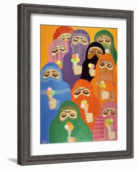 The Impossible Dream, 1988-Laila Shawa-Framed Premium Giclee Print