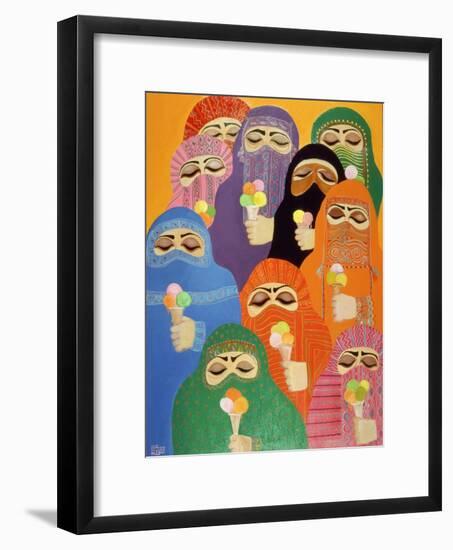 The Impossible Dream, 1988-Laila Shawa-Framed Premium Giclee Print