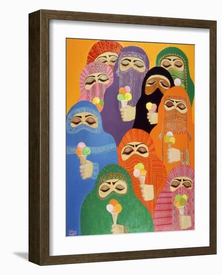 The Impossible Dream, 1988-Laila Shawa-Framed Premium Giclee Print