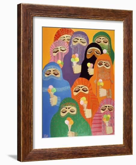 The Impossible Dream, 1988-Laila Shawa-Framed Premium Giclee Print