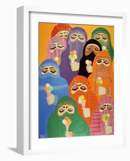 The Impossible Dream, 1988-Laila Shawa-Framed Premium Giclee Print