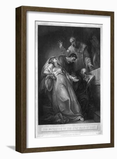 The Imposture of the Holy Maid of Kent, 16th Century-J Taylor-Framed Giclee Print