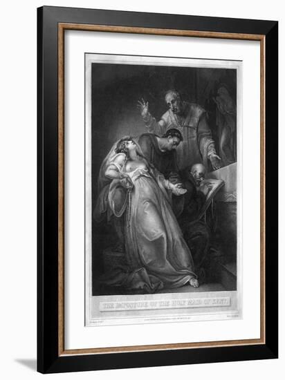 The Imposture of the Holy Maid of Kent, 16th Century-J Taylor-Framed Giclee Print