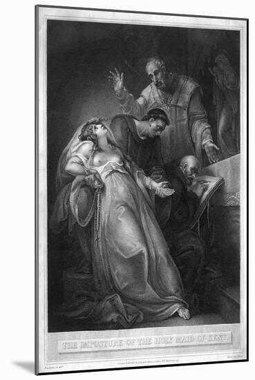 The Imposture of the Holy Maid of Kent, 16th Century-J Taylor-Mounted Giclee Print