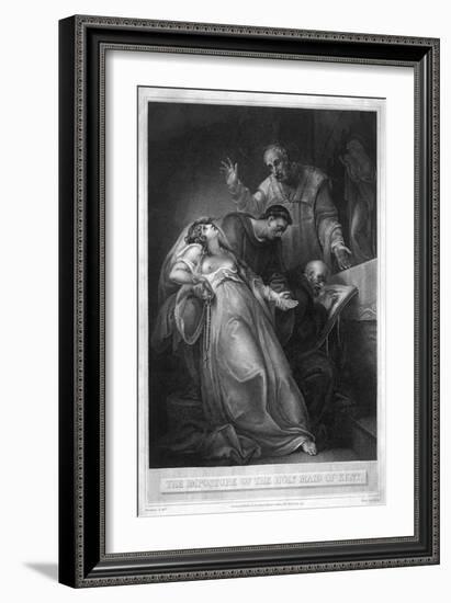 The Imposture of the Holy Maid of Kent, 16th Century-J Taylor-Framed Giclee Print