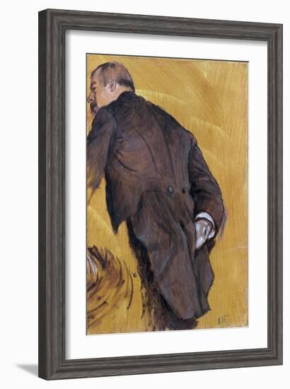 The Impresario-Edgar Degas-Framed Giclee Print