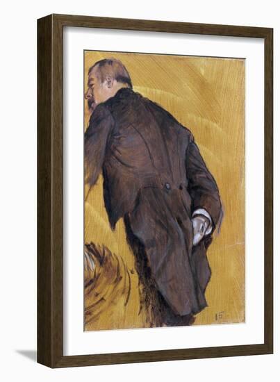 The Impresario-Edgar Degas-Framed Giclee Print