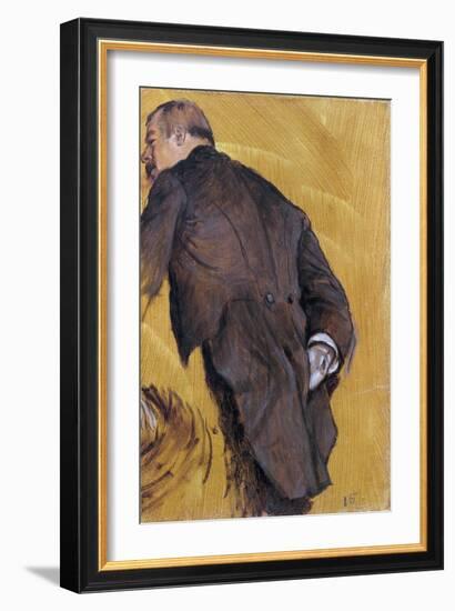 The Impresario-Edgar Degas-Framed Giclee Print