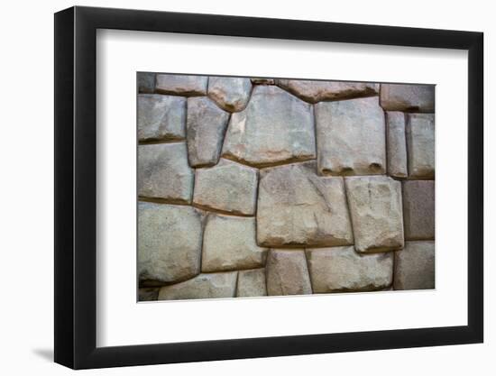 The Inca Wall at Hathunrumiyoq Street, Las Piedras Del Los 12 Angulos (Stone of 12 Angles), Cuzco-Yadid Levy-Framed Photographic Print