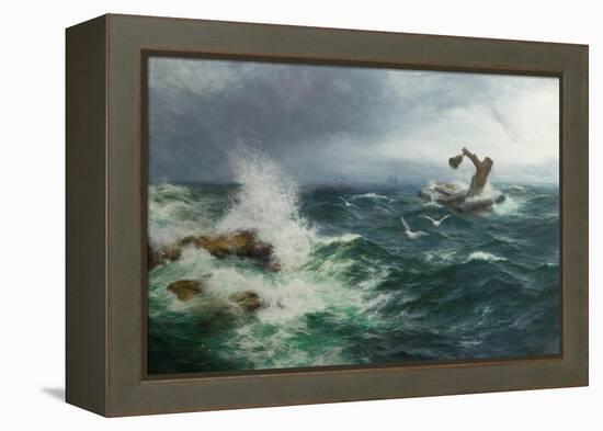 The Inchcape Rock, 1908 (Oil on Canvas)-Peter Graham-Framed Premier Image Canvas