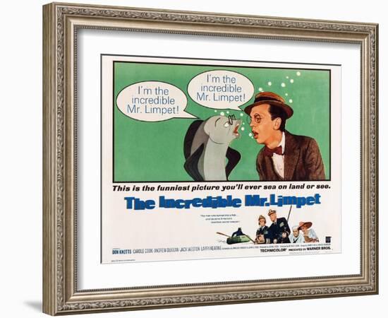 The Incredible Mr. Limpet-null-Framed Art Print