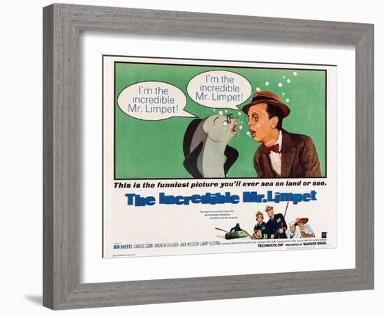 The Incredible Mr. Limpet-null-Framed Art Print