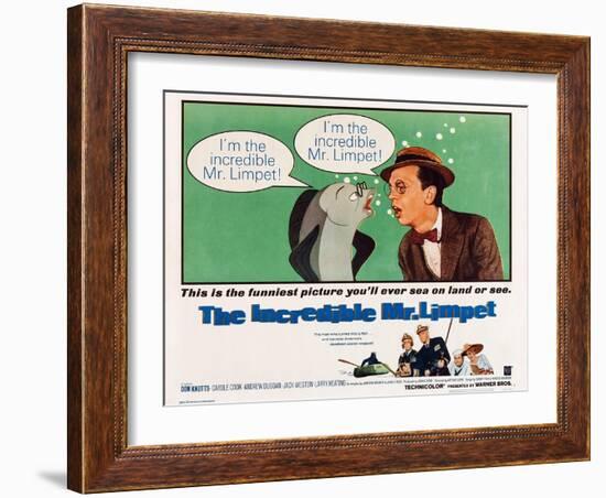 The Incredible Mr. Limpet-null-Framed Art Print