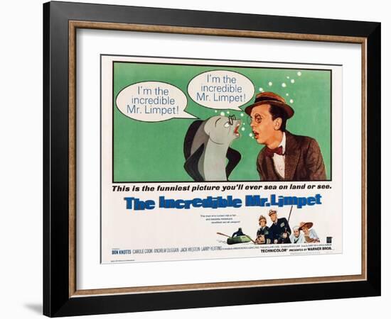 The Incredible Mr. Limpet-null-Framed Art Print