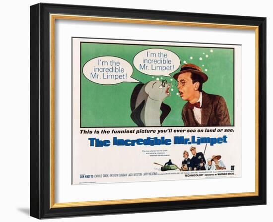 The Incredible Mr. Limpet-null-Framed Art Print