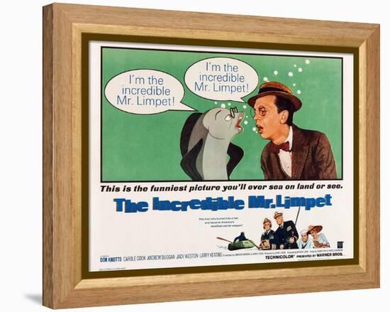 The Incredible Mr. Limpet-null-Framed Stretched Canvas