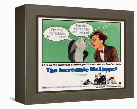 The Incredible Mr. Limpet-null-Framed Stretched Canvas