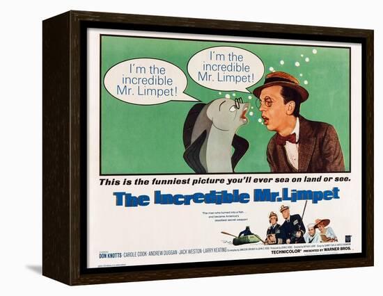 The Incredible Mr. Limpet-null-Framed Stretched Canvas