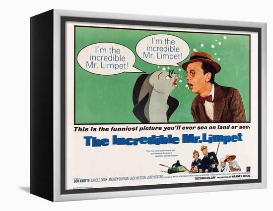 The Incredible Mr. Limpet-null-Framed Stretched Canvas