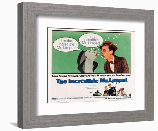 The Incredible Mr. Limpet-null-Framed Premium Giclee Print