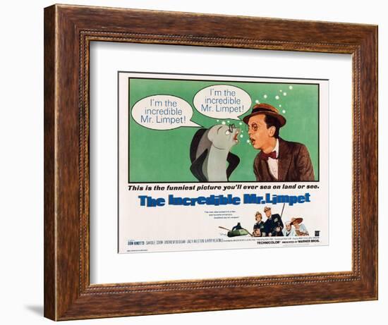 The Incredible Mr. Limpet-null-Framed Premium Giclee Print