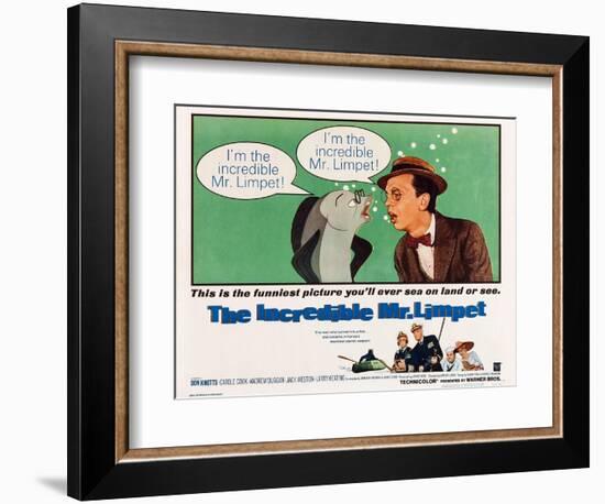 The Incredible Mr. Limpet-null-Framed Premium Giclee Print