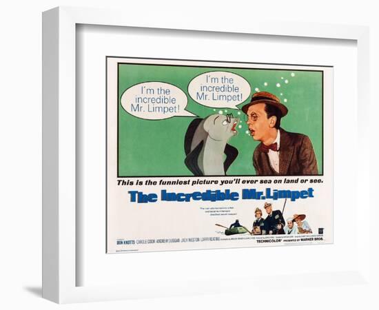 The Incredible Mr. Limpet-null-Framed Premium Giclee Print