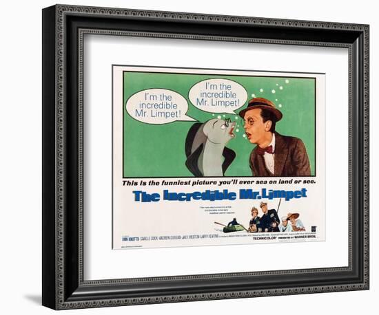 The Incredible Mr. Limpet-null-Framed Premium Giclee Print