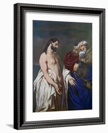 The Incredulation of Thomas, 1926-Sir Anthony Van Dyck-Framed Giclee Print