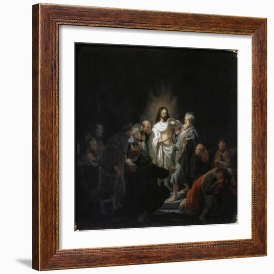 The Incredulity of Saint Thomas, 1634-Rembrandt van Rijn-Framed Giclee Print