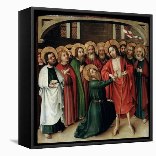 The Incredulity of Saint Thomas, C1500-null-Framed Premier Image Canvas