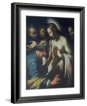 The Incredulity of St. Thomas-Bernardo Strozzi-Framed Giclee Print