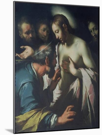 The Incredulity of St. Thomas-Bernardo Strozzi-Mounted Giclee Print