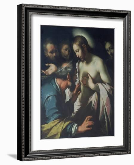 The Incredulity of St. Thomas-Bernardo Strozzi-Framed Giclee Print