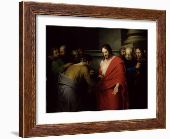 The Incredulity of St. Thomas-Benjamin West-Framed Giclee Print