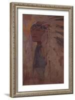 The Indian, 1904-Alphonse Mucha-Framed Giclee Print