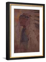 The Indian, 1904-Alphonse Mucha-Framed Giclee Print