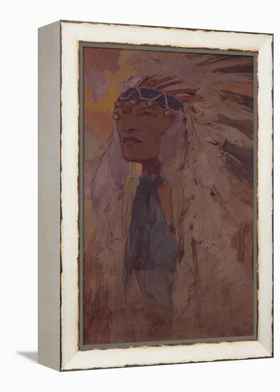The Indian, 1904-Alphonse Mucha-Framed Premier Image Canvas