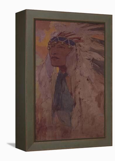 The Indian, 1904-Alphonse Mucha-Framed Premier Image Canvas