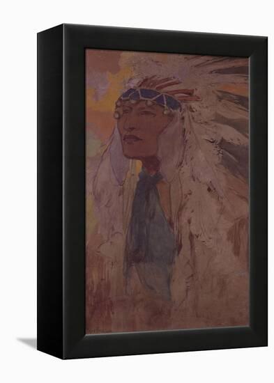 The Indian, 1904-Alphonse Mucha-Framed Premier Image Canvas