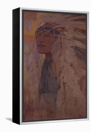 The Indian, 1904-Alphonse Mucha-Framed Premier Image Canvas