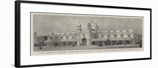 The Indian Bazaar and Tea-Pavilion at the Paris International Exhibition-null-Framed Giclee Print