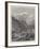 The Indian Famine, the Hill Station of Kasauli, Overlooking the Kalka Valley-null-Framed Giclee Print