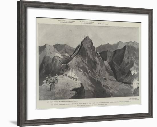 The Indian Frontier Rising-Charles Auguste Loye-Framed Giclee Print