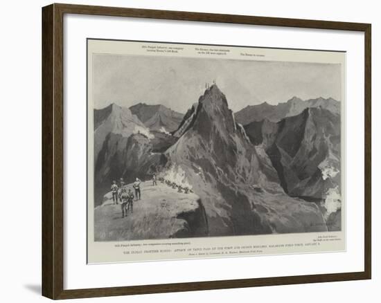 The Indian Frontier Rising-Charles Auguste Loye-Framed Giclee Print