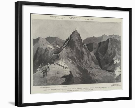 The Indian Frontier Rising-Charles Auguste Loye-Framed Giclee Print