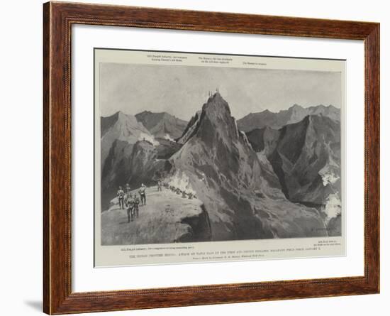 The Indian Frontier Rising-Charles Auguste Loye-Framed Giclee Print